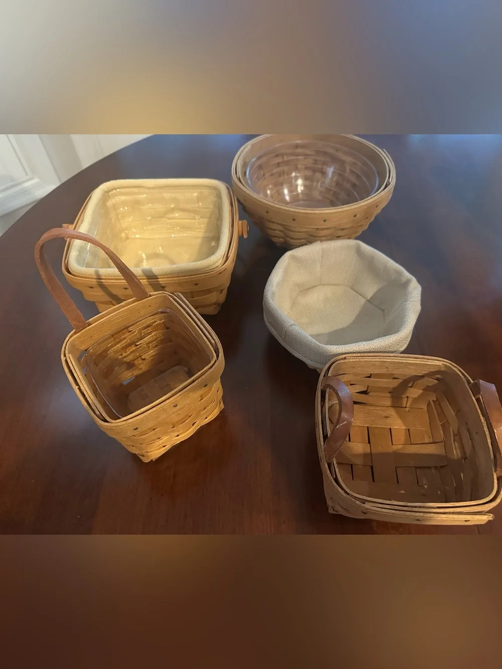 Longaberger assorted woven
